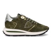 Vintage-geïnspireerde Tropez Haute sneakers Philippe Model , Green , D...