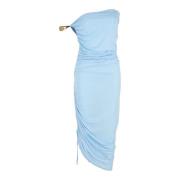 Fabric dresses Bottega Veneta , Blue , Dames