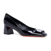 Leren pump voor vrouwen Santoni , Black , Dames