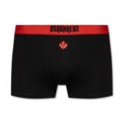 Boxershorts met logo Dsquared2 , Black , Heren