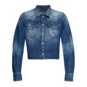 Denim overhemd Dsquared2 , Blue , Dames