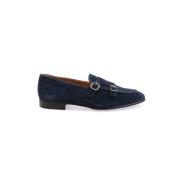 Blauwe Suède Veterschoenen Ss23 Berwick , Blue , Heren