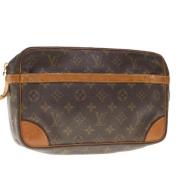 Pre-owned Canvas clutches Louis Vuitton Vintage , Brown , Dames