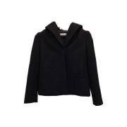 Pre-owned Wool outerwear Prada Vintage , Black , Dames