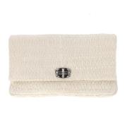 Pre-owned Leather clutches Miu Miu Pre-owned , White , Dames