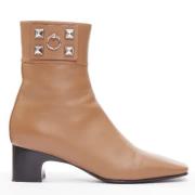 Pre-owned Leather boots Hermès Vintage , Brown , Dames