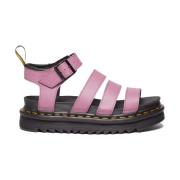 Blaire Athenea Leren Sandaal Dr. Martens , Purple , Dames