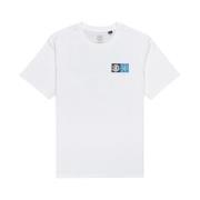 Heren Half Mouw T-shirt Midday Tees Element , White , Heren