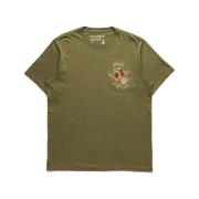 Bamboe Tijger Tee Groen Korte Mouw Maharishi , Green , Heren