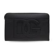 Aktetas met logo Dolce & Gabbana , Black , Heren