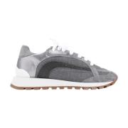 Grijze Sneakers Brunello Cucinelli , Gray , Dames