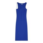 Jurk Essential stretch jersey mouwloze jurk Patrizia Pepe , Blue , Dam...