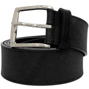 Pre-owned Leather belts Burberry Vintage , Black , Dames