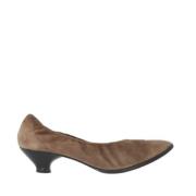 Pre-owned Leather heels Prada Vintage , Brown , Dames