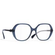 Originele bril met 3 jaar garantie Chanel , Blue , Dames