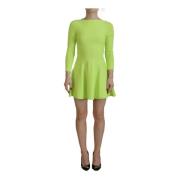 Groene A-Lijn Viscose Mini Jurk Dsquared2 , Green , Dames