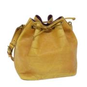 Pre-owned Leather louis-vuitton-bags Louis Vuitton Vintage , Yellow , ...