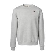 Melange French Terry Crewneck Sweatshirt Kappa , Gray , Heren