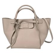 Pre-owned Leather totes Celine Vintage , Gray , Dames