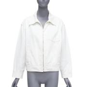 Pre-owned Cotton outerwear Prada Vintage , White , Dames