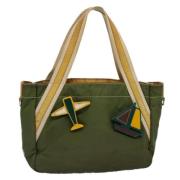 Pre-owned Nylon totes Prada Vintage , Green , Dames