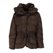Pre-owned Polyester outerwear Moncler Pre-owned , Brown , Dames