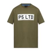 T-shirt met print PS By Paul Smith , Green , Heren