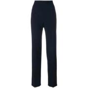 Pre-owned Wool bottoms Moschino Pre-Owned , Blue , Dames