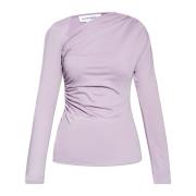 Draped Top Victoria Beckham , Purple , Dames