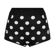 Shorts met polka dot-patroon Dolce & Gabbana , Black , Dames