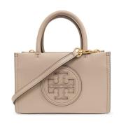 Ella Mini Schoudertas Tory Burch , Beige , Dames