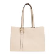 Grote shopper tas Furla , Beige , Dames