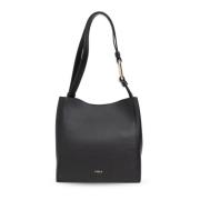 Nuvola Mini Schoudertas Bucket Type Furla , Black , Dames