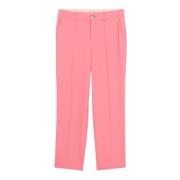 Slim Fit Tube Pants Oltre , Pink , Dames