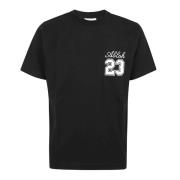 Zwarte T-shirts & Polos Ss24 Off White , Black , Heren