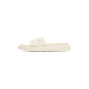 Platform Slippers - Beige Cesare Gaspari , Beige , Dames