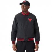 Chicago Bulls Bomberjack Rood Zwart New Era , Black , Heren