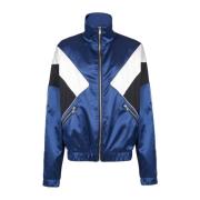 Geborduurd satijnen jack Balmain , Blue , Heren