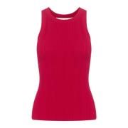 Slim-Fit Top Persian Red Gestuz , Red , Dames