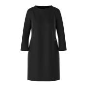 Sportieve zwarte jurk viscose elastaan Marc Cain , Black , Dames