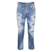 Denim Broek Dsquared2 , Blue , Dames