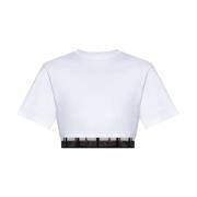 Crop top Alexander McQueen , White , Dames