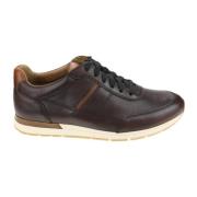 Eco Leren Sneakers Bruin Gabor , Brown , Heren