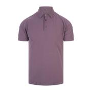 Paarse Polo Shirt Klassieke Stijl Zanone , Purple , Heren