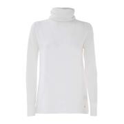 Hoge hals wollen trui Kocca , White , Dames