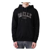 Heren hoodie met studs logo Gaëlle Paris , Black , Heren