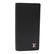 Pre-owned Leather wallets Louis Vuitton Vintage , Black , Dames