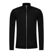 Heren Zip-Up Cardigan Calvin Klein , Black , Heren