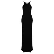 Maxi Dresses Elisabetta Franchi , Black , Dames