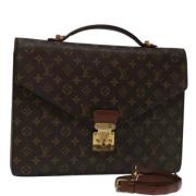 Pre-owned Canvas louis-vuitton-bags Louis Vuitton Vintage , Brown , Da...